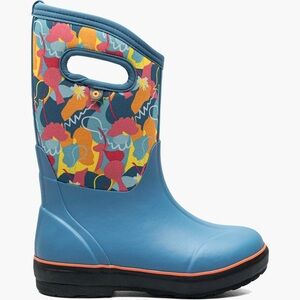 Bogs Kids Boots with Blue and Multicolor Design